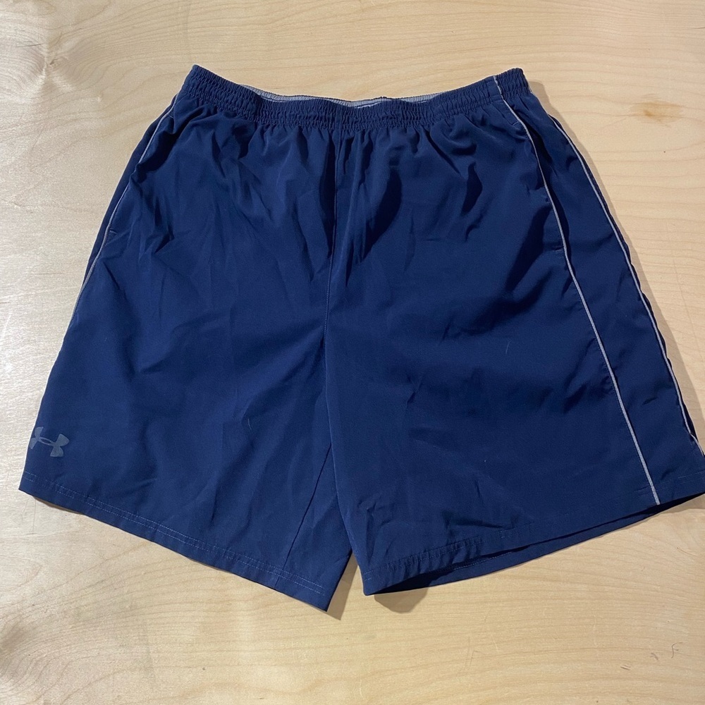 Under Armour Men's Navy Blue Shorts Large (NM)